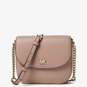 Michael Kors Mott Pebbled Leather Dome Crossbody Bag